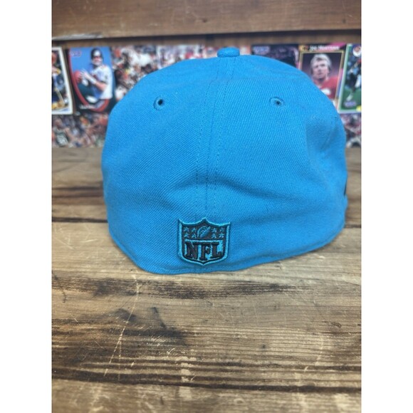 Carolina Panthers Fiited Hat Cap 7 1/4 New Era 59fifty Spell Out NFL Football - Picture 3 of 6